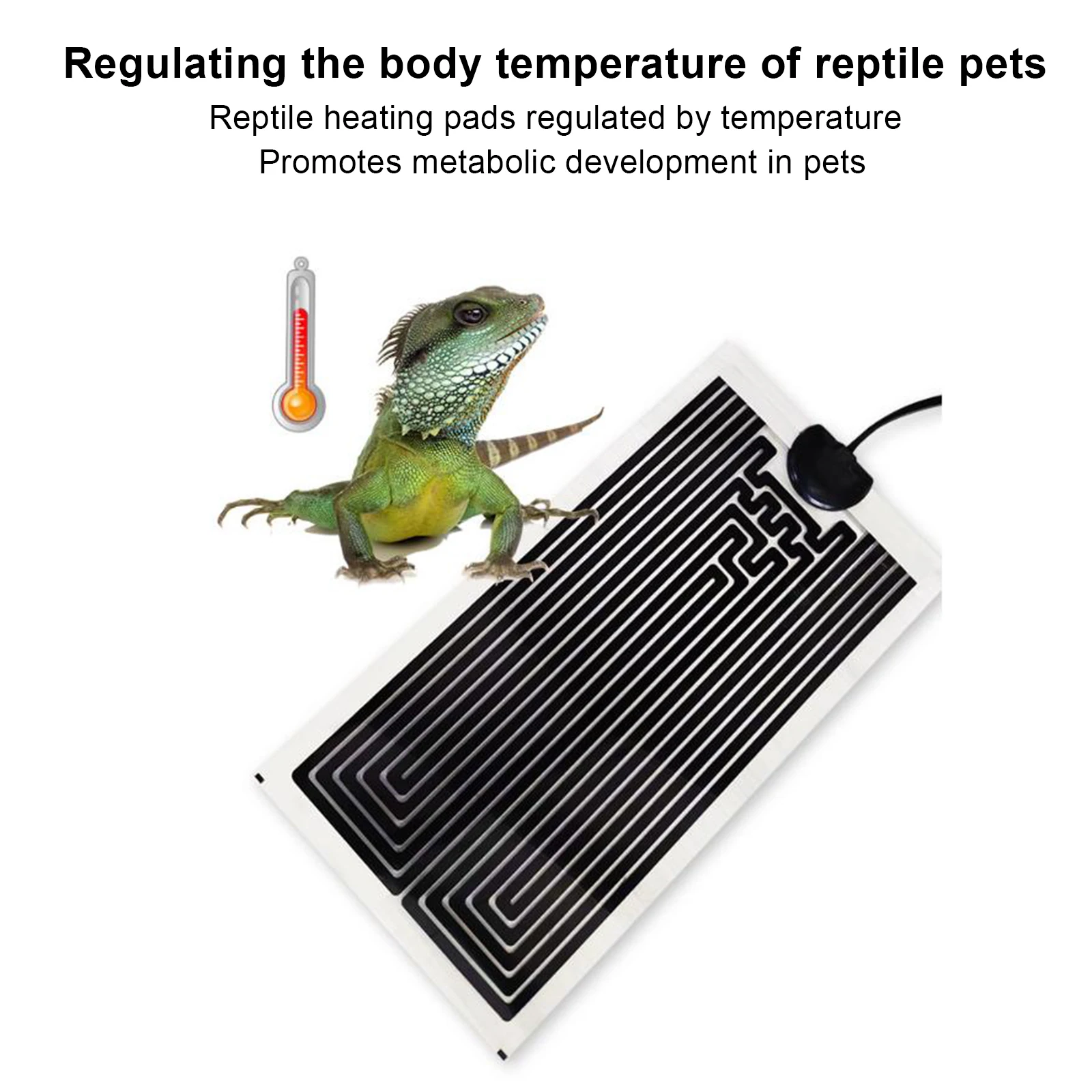 

14W/28W/40W Reptile Heating Pad Reptile Breeding Tank Heating Pad Adjustable Temperature Controller Pad Mats Reptiles Supplies