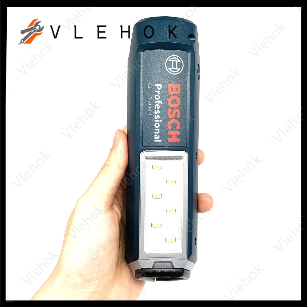

Bosch GLI120-Li беспроводной строительный участок светильник ручной 6 LDE 300 люмен деревообрабатывающий Домашний Светильник внутренний уличный фонарик DIY