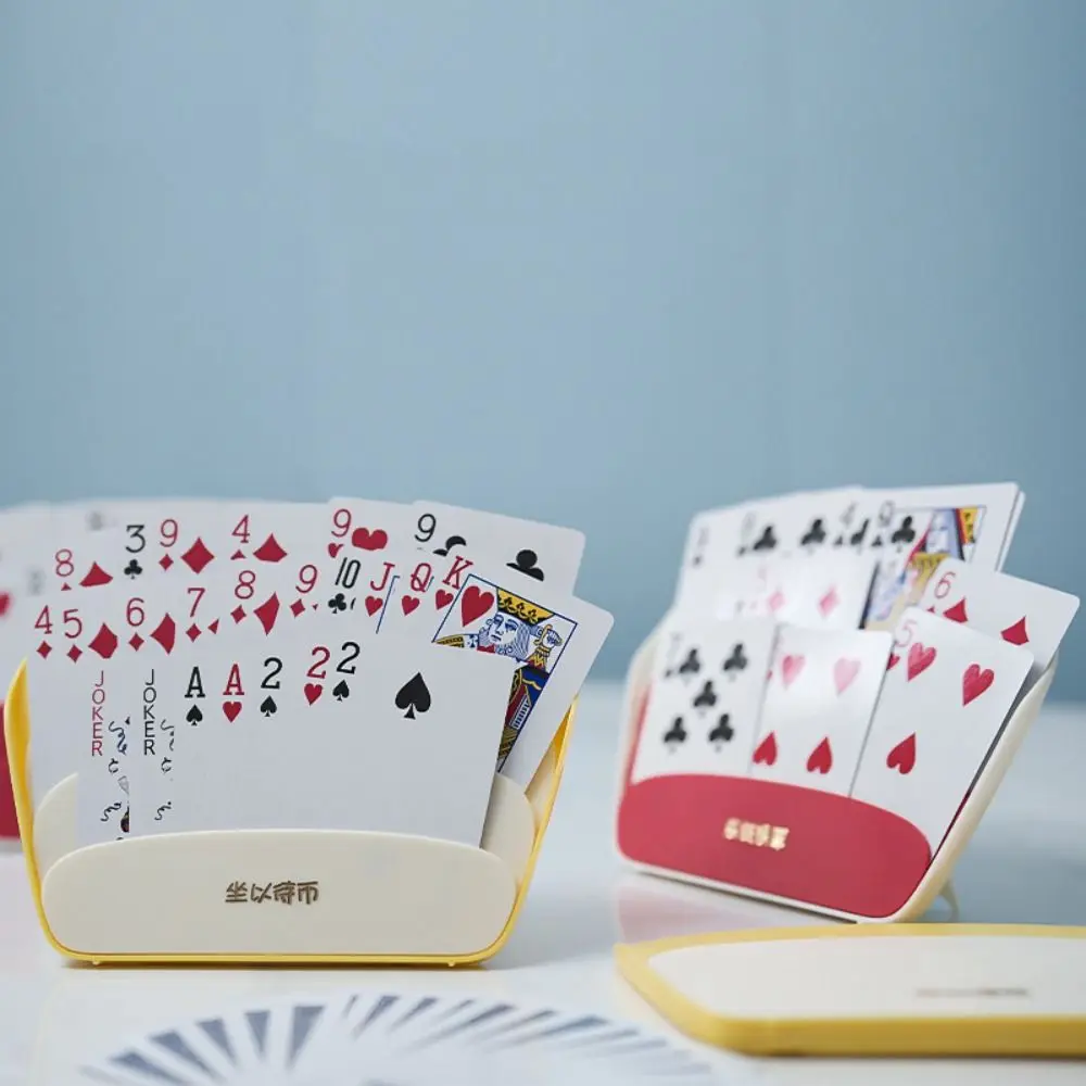 Hands-Free Playing Card Holder Portable Plastic Poker Rack