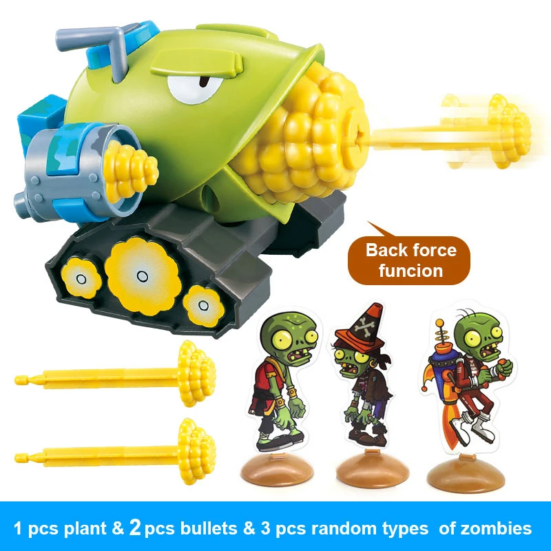 Plants vs Zombies 2 Cob Cannon zombie target Pull Back Car Genuine