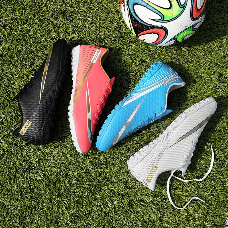 Turf Shoes Men Hard Court Youth Soccer Cleats Ultralight Women Football Boots Anti Skid Big Size TF Chuteira football shoes