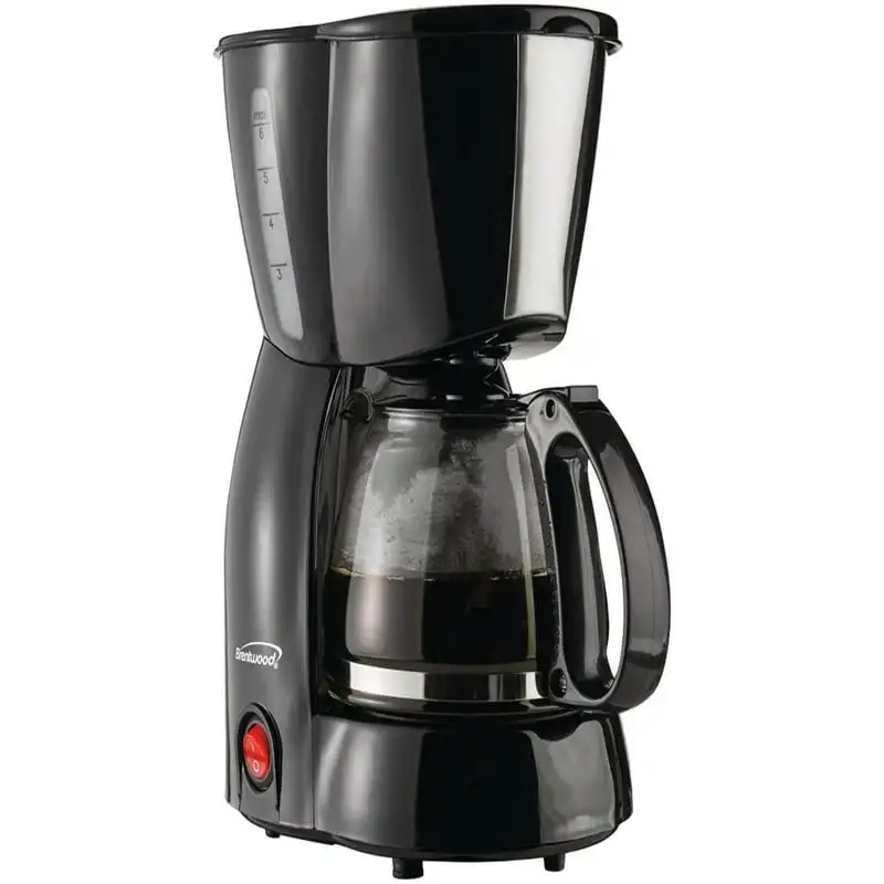 

White 4 Cups Coffee Maker, White