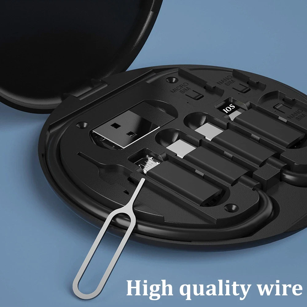 Multi USB Type C to C 60W Charging Adapter Cable Kit Box USB C to Lighting Conversion Set USB & Type C to Micro/Type C/Lighting BEST SELLERS