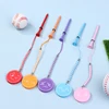 Magnetic EVA Foam Printing Golf Ball Holder Tees Golf 83mm Tees Multi-color Golf Wood Tees With Anti-loss Rope Golf Gift 1