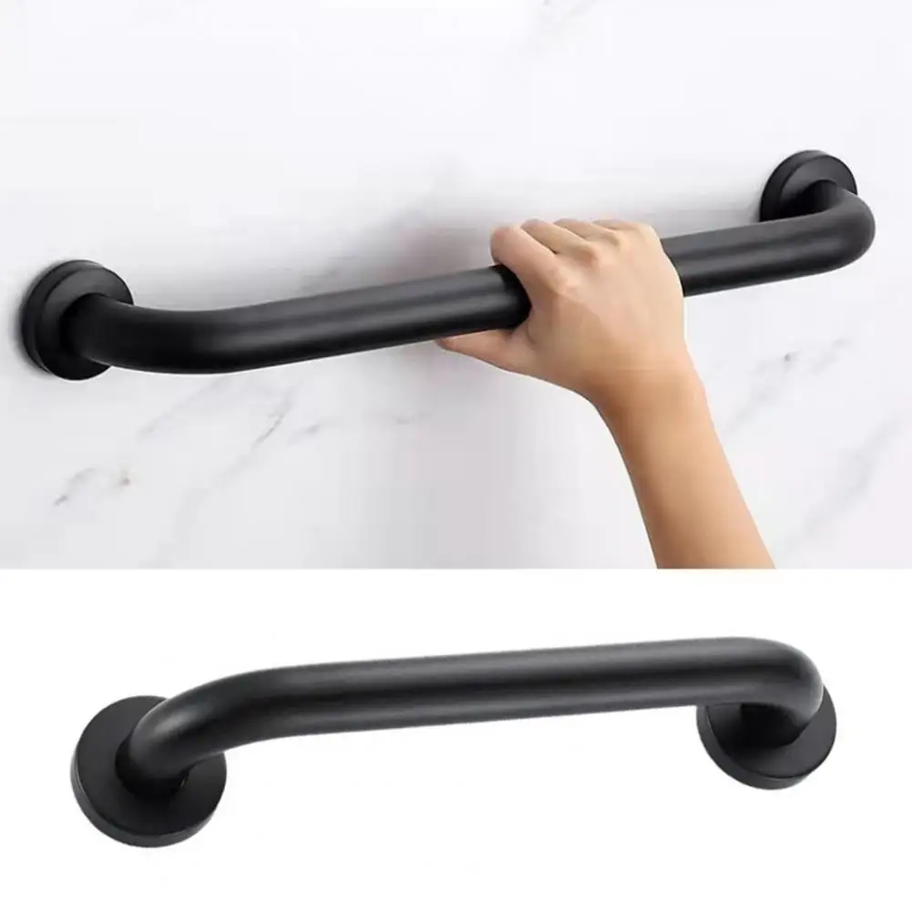 Shower Handrail Rustproof Towel Rack Stainless Steel Handicap Elderly Senior Assist Toilet Handrail Bathroom Grab Bar 1 Set bathroom handrail shower handle grab bars