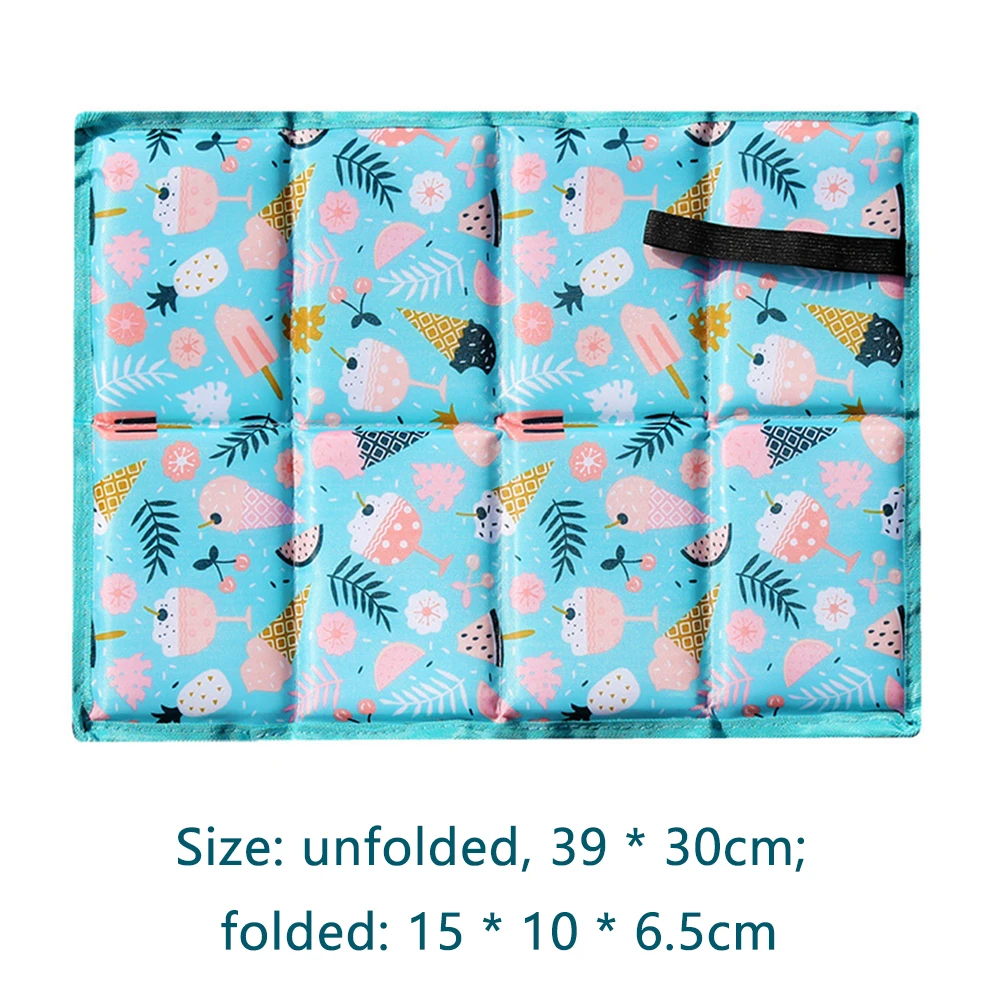 Folding Camping Mat Portable Waterproof Oxford Cloth Foam Sitting Pad Outdoor Picnic Seat Cushion Moisture-proof Beach Mat 6
