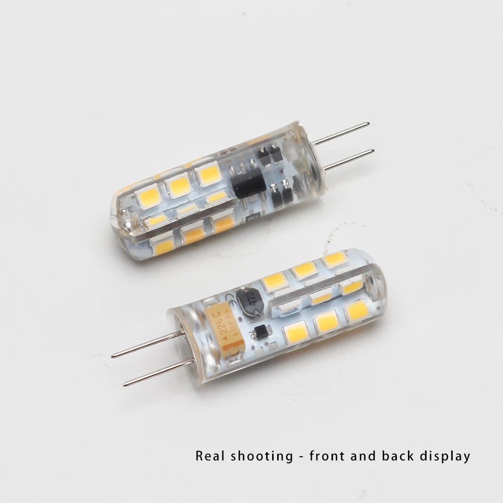 실내/실외 조명용 G4 LED 12V 2835 SMD 전구 저전압 교체 광원 10개