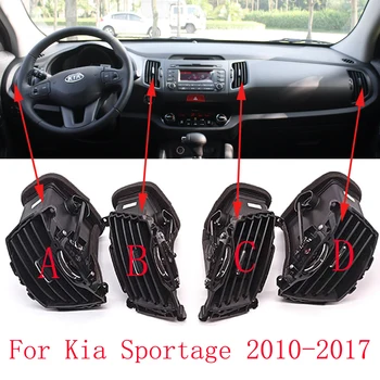 HAOCHEN Accessori Auto Per Kia Sportage 2010-2017 Cruscotto Aria Condizionata Uscita Console Centrale Ventilazione