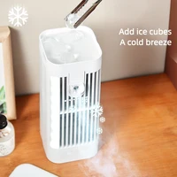 Ventilateur climatiseur de bureau, excellent effet rafraîchissant, veilleuse pour maisons et dortoirs 2