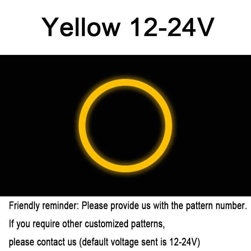 Yellow LED 12-24V