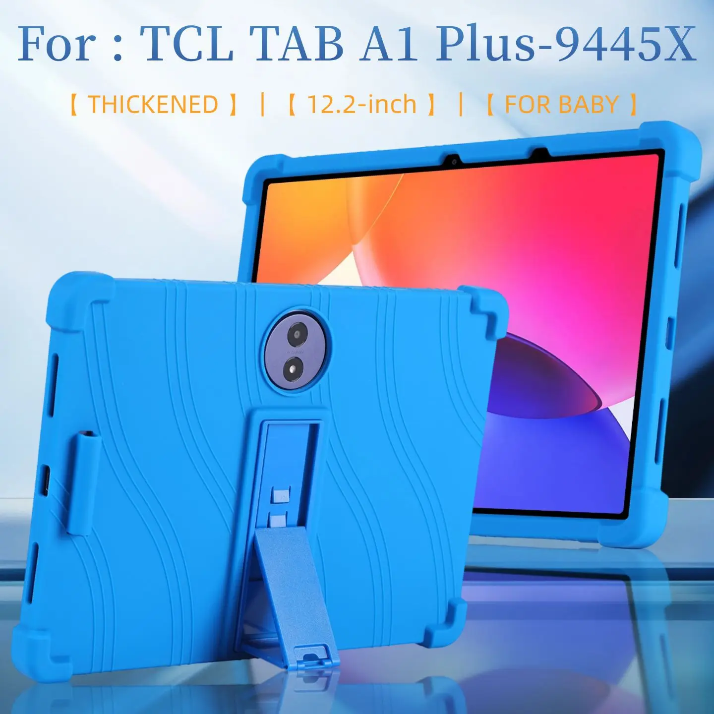 Universal Tablet Protective Case with Adjustable Stand - 12.2 Premium Cover