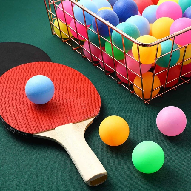 Balle de tennis de table multicolore, IkBouncy, IkEntertainment