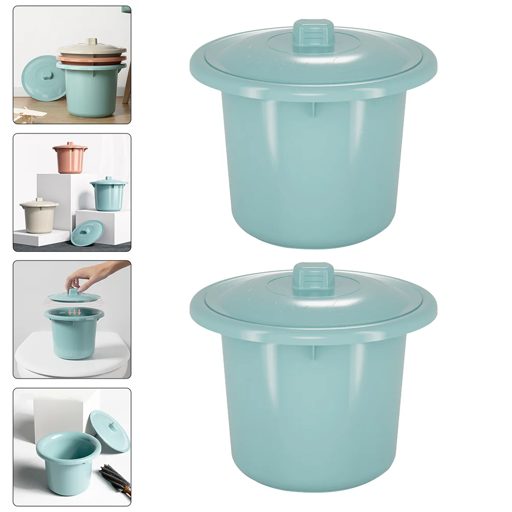 

2 Pcs Container Spittoon Travel Pregnancy Must Haves Plastic Children Urine Pot