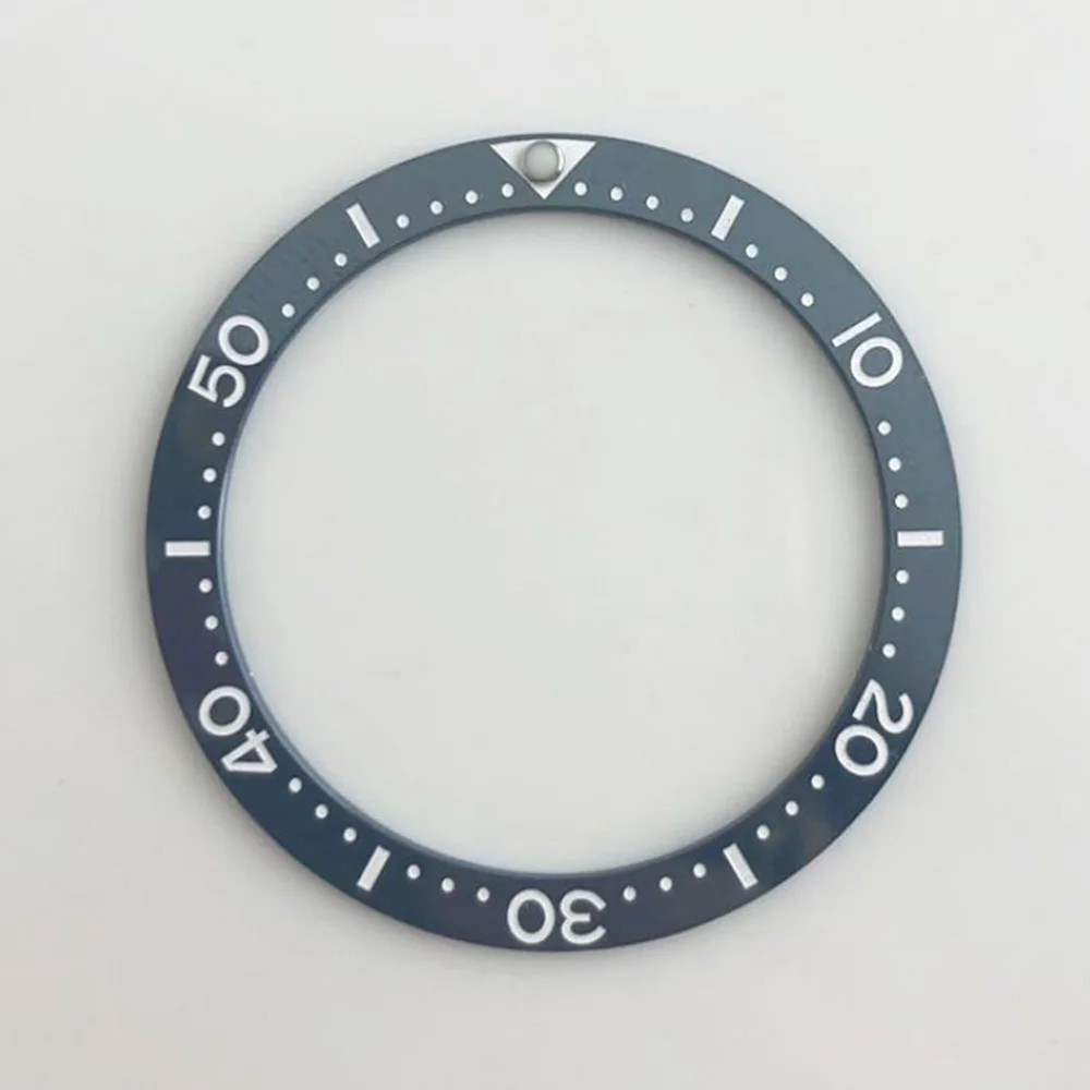 Green Luminous Ceramic Watch Bezel Insert - 33.7mm