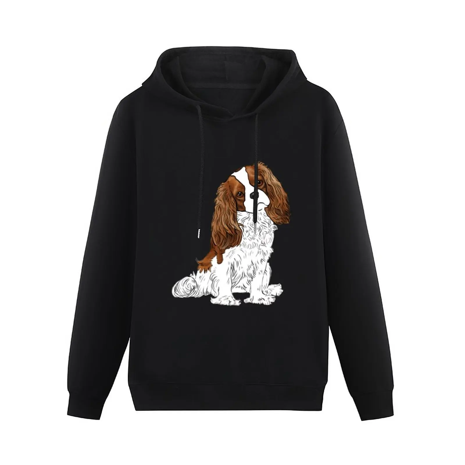 New Cavalier King Charles Spaniel - Blenheim Pullover Hoodie mens clothes big size hoodie