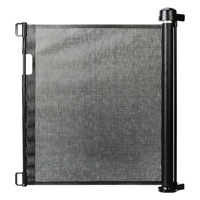 Barrière extra haute de 130 cm pour animaux de compagnie pour chiens et  chats, barrière de sécurité pour portes/escaliers/couloirs, barrière de  sécurité intérieure en métal blanc pour enfants et animaux domestiques,  convient