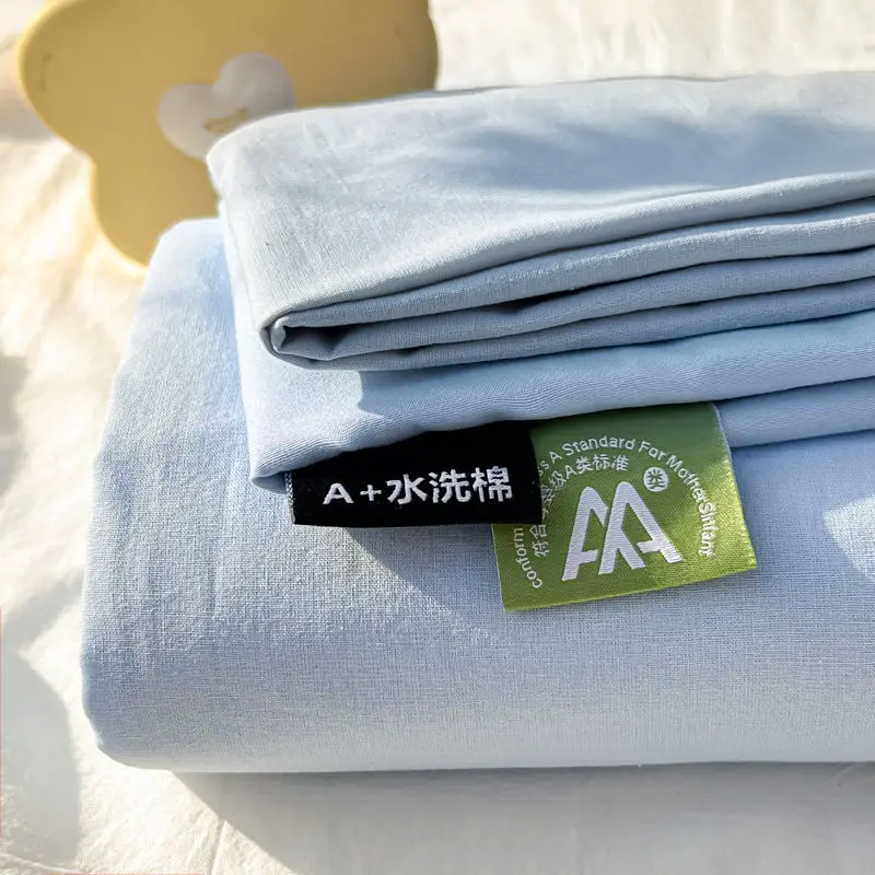 Bed Sheet Household Washable Cotton Skin-friendly Soft Bedding Luxury Breathable Bedspread Adults Students Universal Daily Ins 3