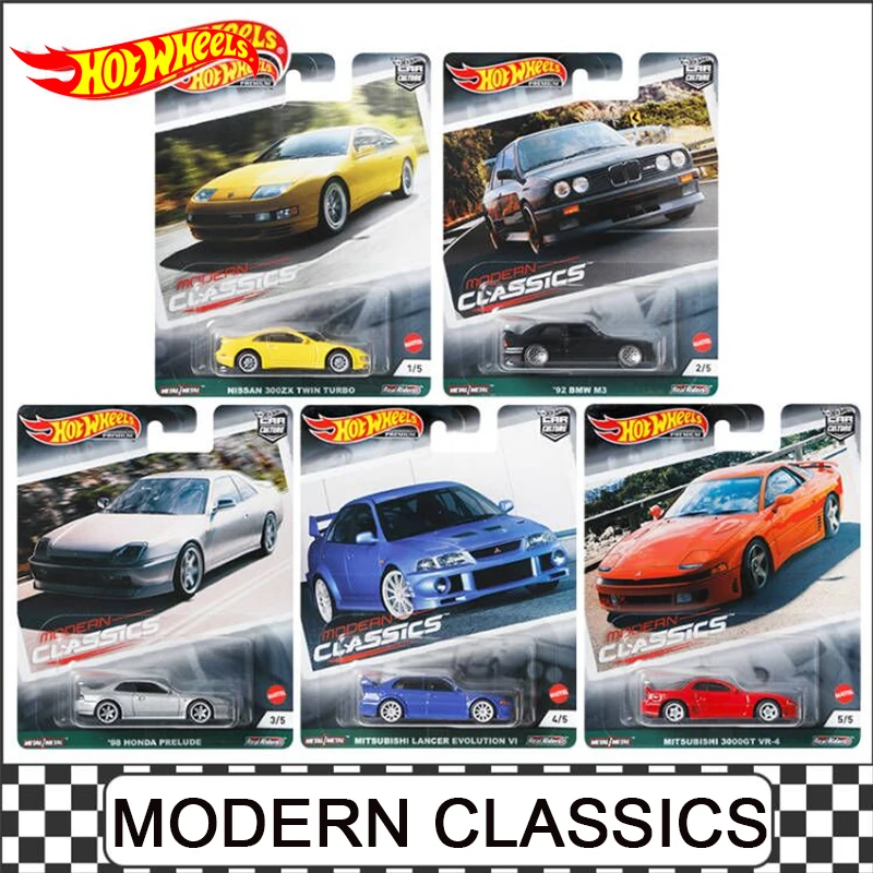 Original Hot Wheels Car Culture Modern Classics Diecast 1/64 Model Car Nissan BMW Honda Children Kid Toys for Boys Birthday Gift