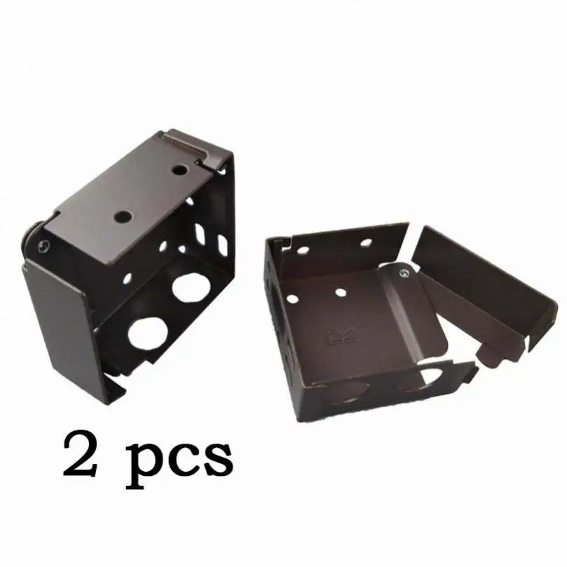 Window Blinds Bracket 2pcs Box Mounting Bracket 1 Set for 2 Inch High Rail Venetian Blinds Head Track End Cover Holders Window Blinds Head Rail
