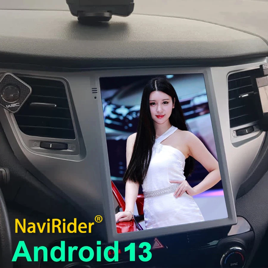 

2 Din Car Multimedia Player GPS Navigation For Hyundai Tucson 2017 2016 9.7inch Vertical Screen Tesla Style Android 13 Car Radio