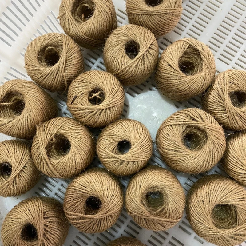 

100 Meters Hemp Rope For Gift Shop Handmade DIY Crafts Natural Jute Rope Cord Binding Decoration Materials