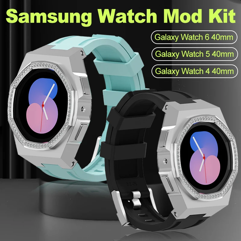 LuxuryModificationKitCaseStrapForSamsungWatch65440MMRubberBandGalaxyWatch.jpg
