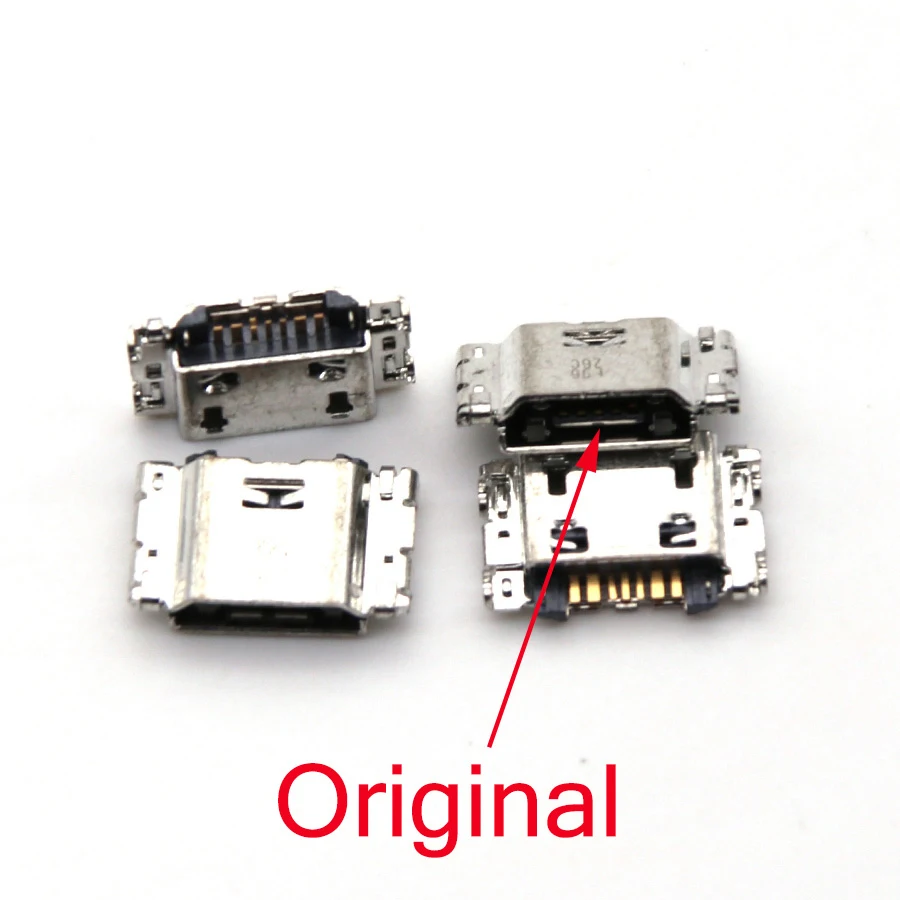 10 Pz Per Samsung Tab A 8.0 T350 Sm-T350 Micro Mini Usb Jack Presa Connettore Dock Plug Femmina Caricatore Porta Di Ricarica Sostituzione
