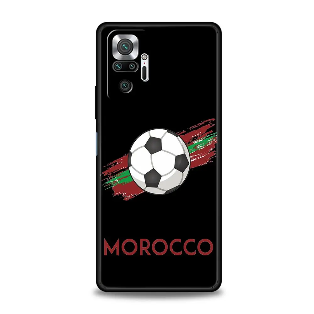 Morocco Soccer Theme Phone Case - Stylish Football Design Cover