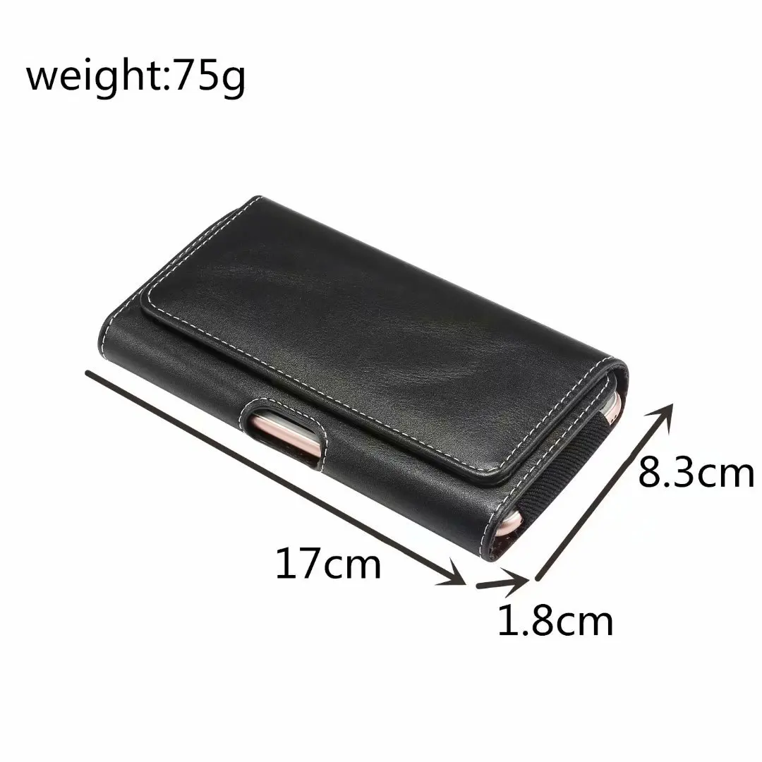 Universal Leather Phone Belt Clip Case Waist Bag
