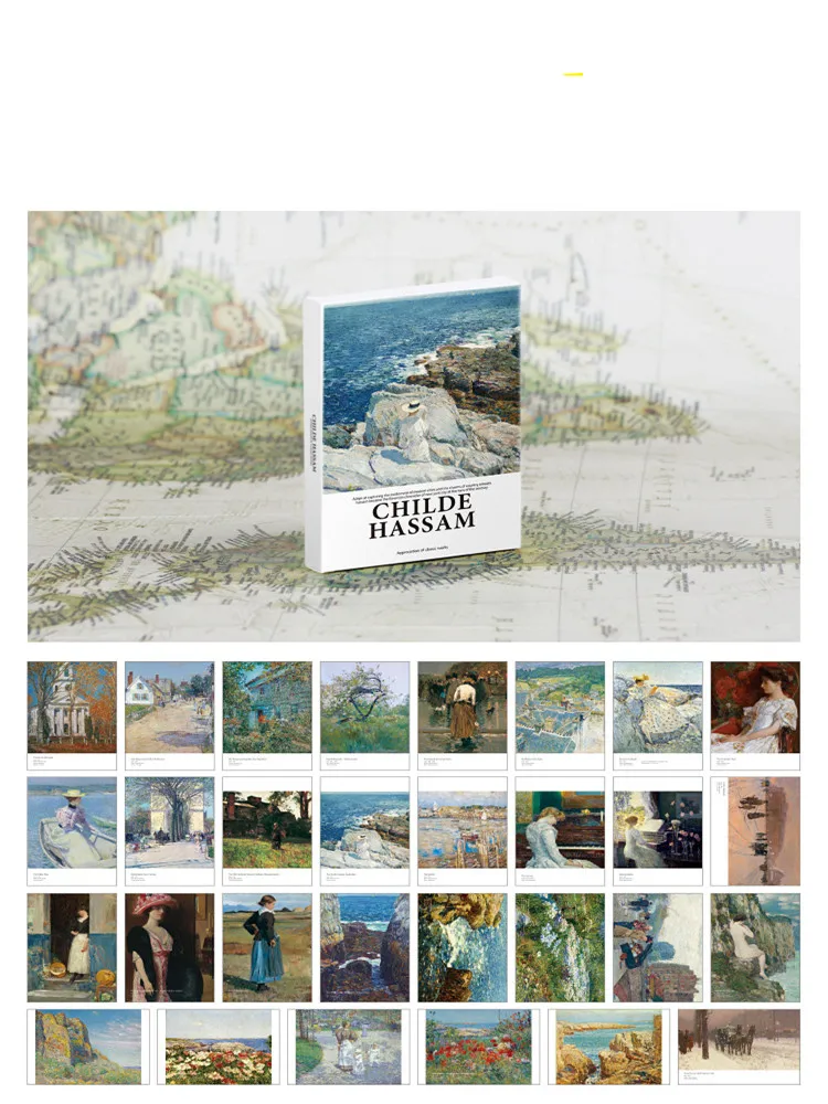 Wholesale Boxed Postcards Art Theme Greeting Message