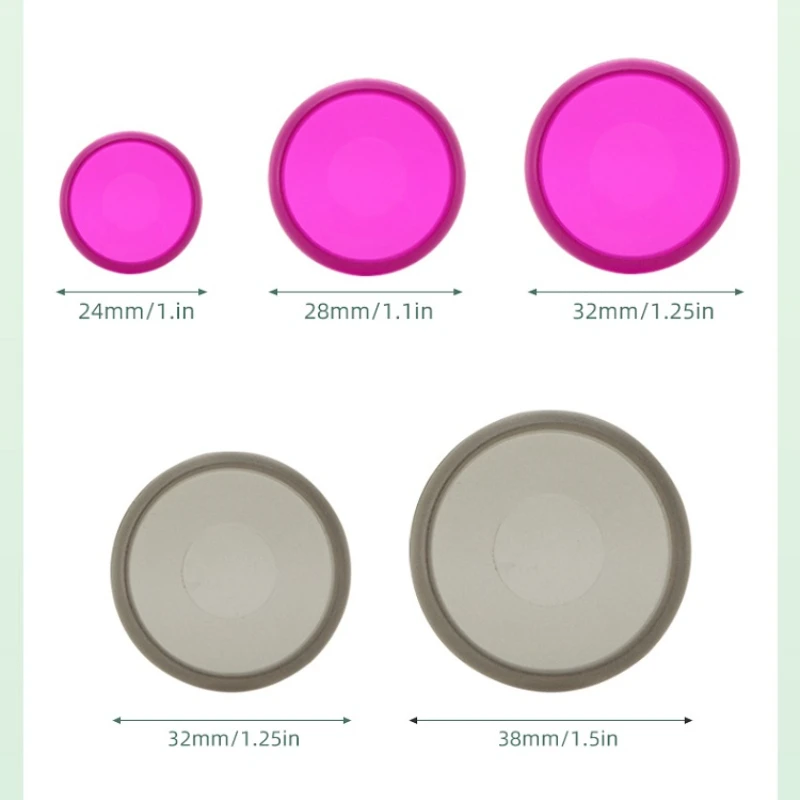 Plastic Disc Binders Ring Binder Notebook Binding Supplies 32mm Mushroom Hole 11pcs