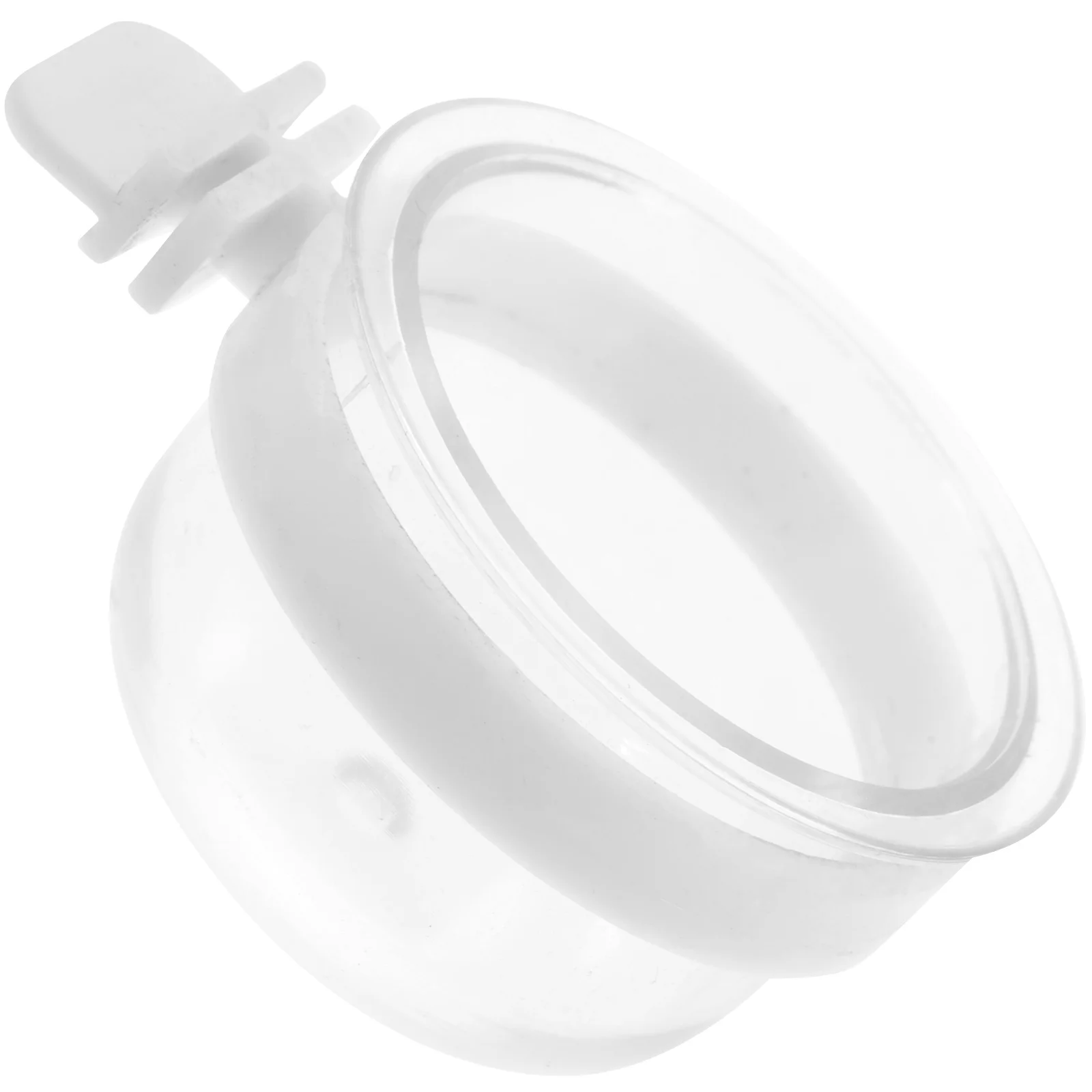 Removable Clear Bowl Plastic Food Cup Parrot Waterer Bird Cage Feeder Accessories Cockatiel Supplies Pet Products Pigeon