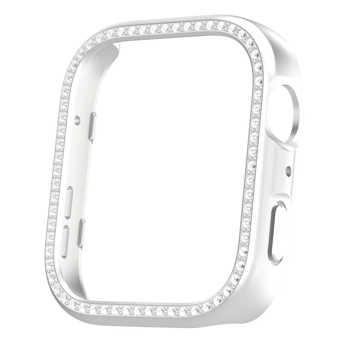 Diamond-Embellished All-Around Protective Watch Bumper Cover
