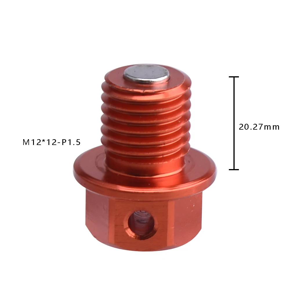 M8 M10 M12 M14 M16 M18X1.5/1.25 MM Magnetic Oil Sump Nut Drain Oil Plug Screw Drain Magnetic Plug Nut JDM oil drain plug