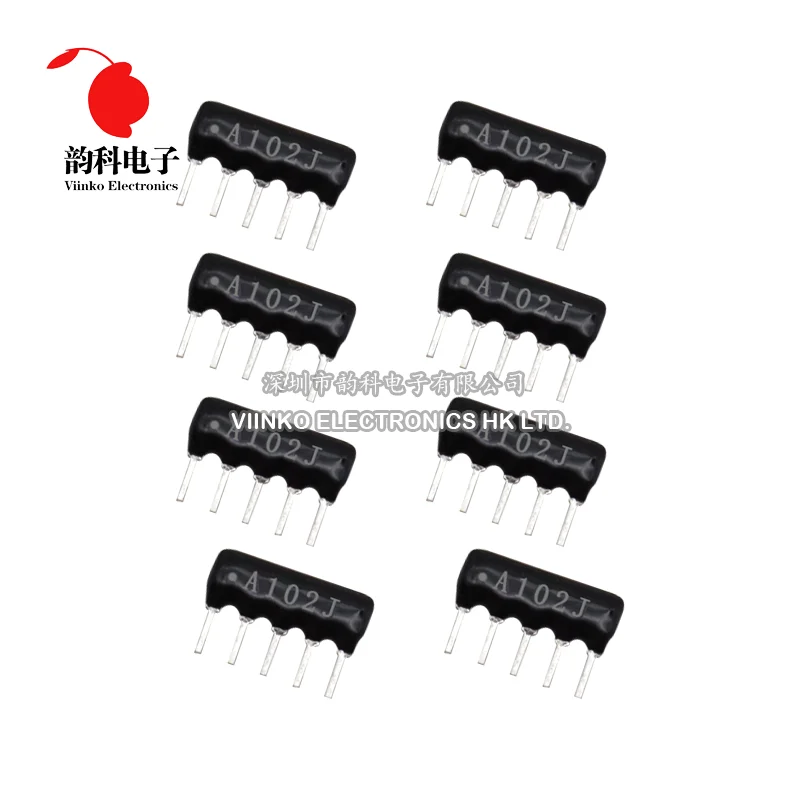 Network Resistor Array 9PIN 8PIN 7PIN 6PIN 5PIN DIP 100 220 470 680 1K 1.2K 1.5K 2K 2.2K 4.7K 5.1K 10K 100K ohm 10pcs