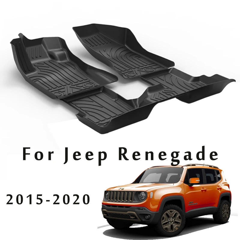 Tappetini auto per Jeep Renegade 2015 2016 2017 2019 2020 2021 TPE con  guida a sinistra tappetini auto automatici accessori tappeto - AliExpress