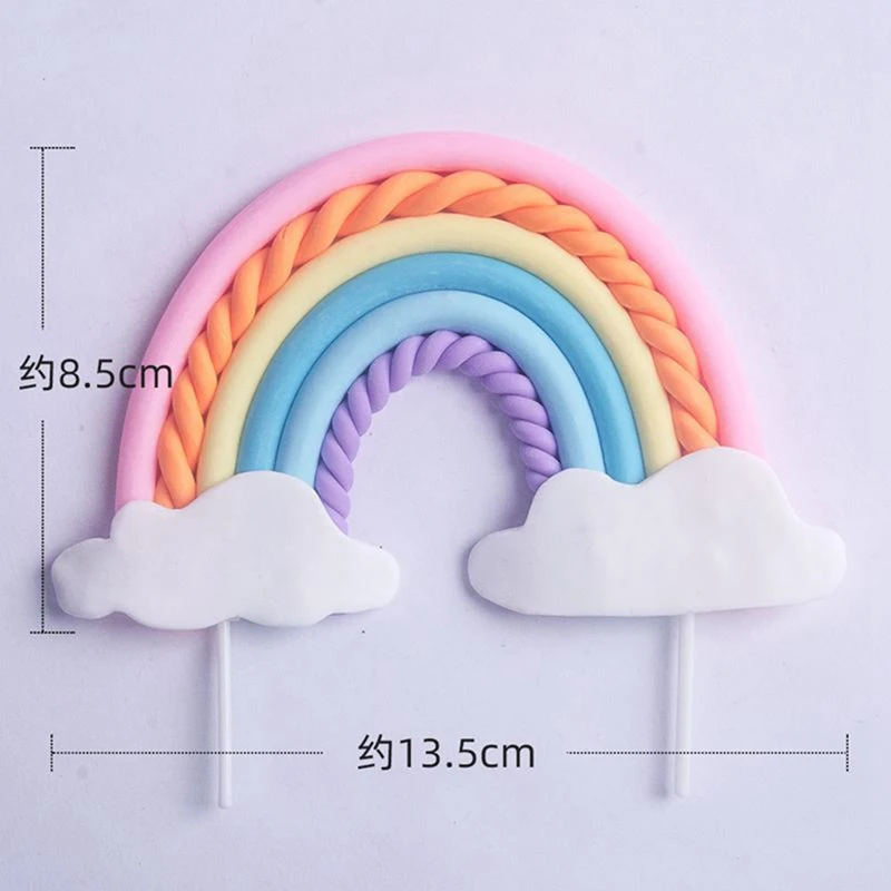 Einhorn Mädchen Kuchen Dekoration Regenbogen Geburtstag Kuchen Mädchen Baby Dusche Dekoration Lieferungen Kinder Alles Gute Zum Geburtstag Party Zubehör – Detail 13