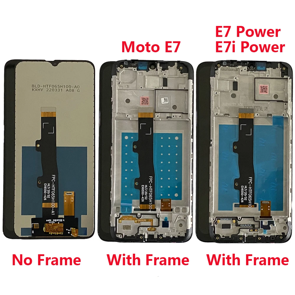 screen for lcd phones cheap 6.5" Original LCD For Motorola Moto E7 LCD E7 Power E7I Power LCD Display For Moto E7 General Edition LCD Screen Touch Digitizer screen for lcd phones galaxy