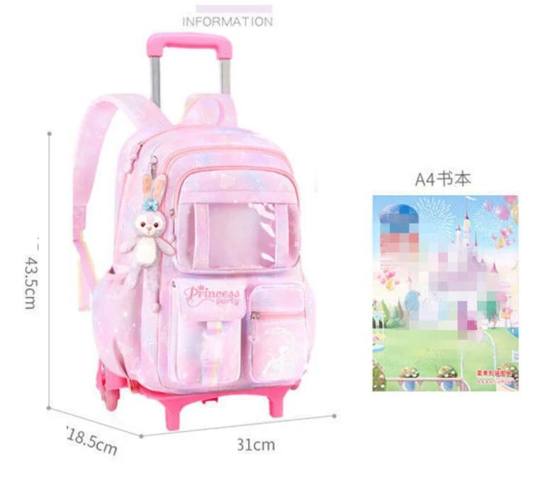 Kids School Wheeled Backpack School Rolling Backpack