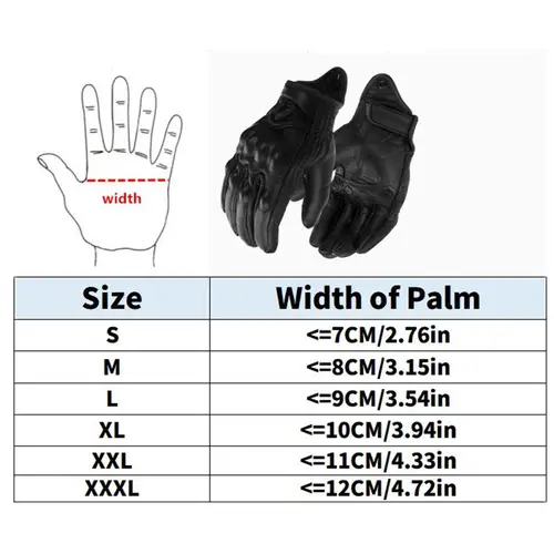 S-XXXL Motorcycle Gloves Goatskin Leather Men Women Moto Glove Electric Bike Luvas da motocicleta Os carros eletricos Sale - Image 2