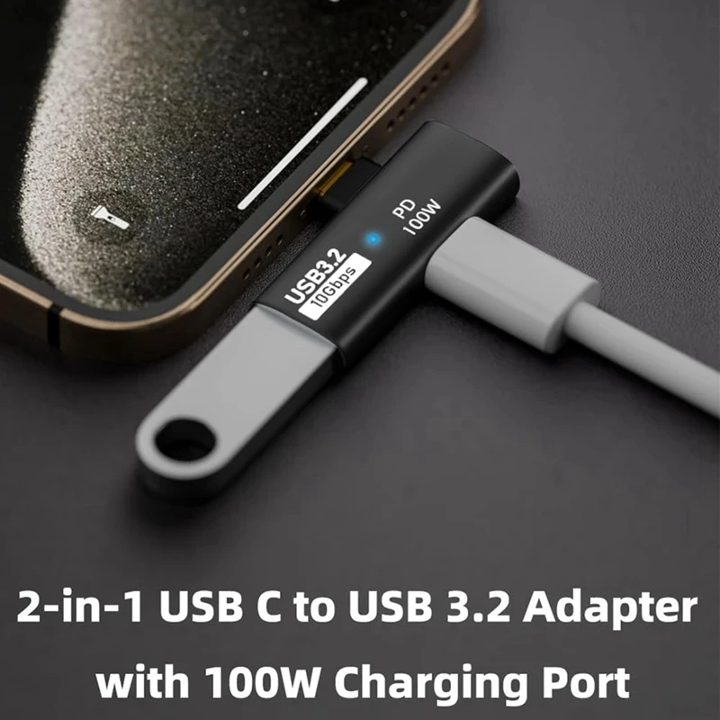 Universal USB-C OTG Cable Adapter - 10Gbps Speed & 100W Fast Charging