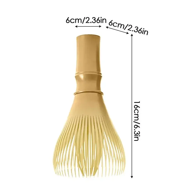 Plastics Matcha Whisk Reusable Matcha Green ABS Tea Brushes Dishwasher Safe Mixer and Stirrer Tools Kitchen Accessories