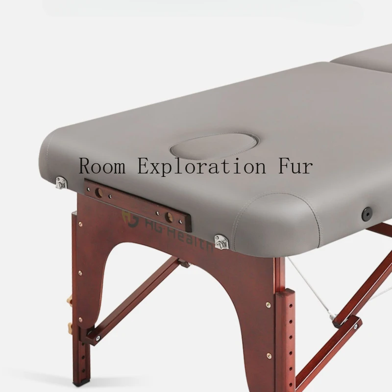 Wooden Portable Massage Bed Face Bathroom Comfort Speciality Massage Table Knead Sleep Lettino Estetista Salon Furniture RR50MB