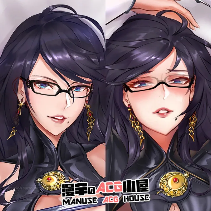 

Anime Game Bayonetta Dakimakura Hing Body Case Pillow Cushion Cover Bedding Home Decoraye Otaku Xmas GiftsGift