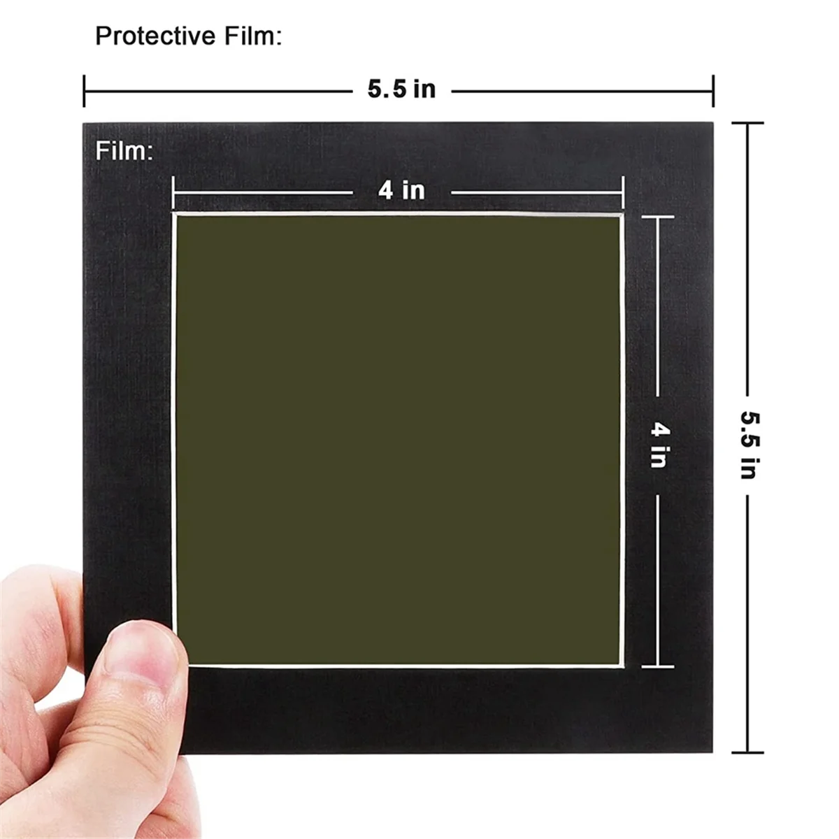 Magnetic Field Visualization Film - 4x4 Inch, Magnet Pattern Detector