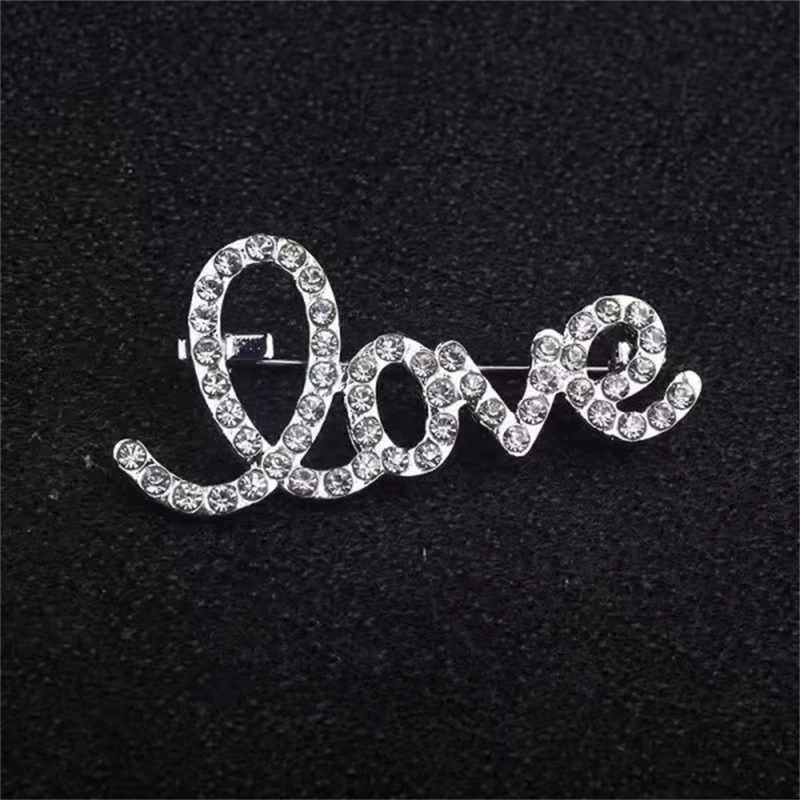 

Милые булавки с надписью, женская брошь в форме сердца, украшение для платья, женские свадебные модные украшения, подарки