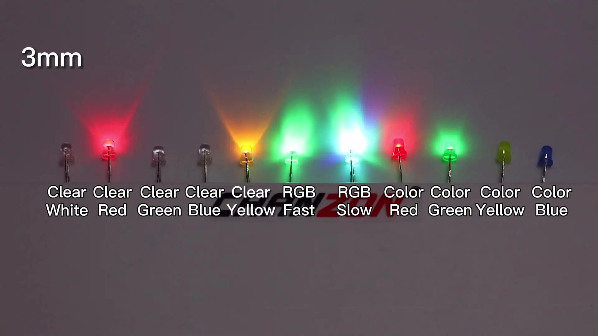 BREAKA 100 Pz 3mm Diodo LED Lampeggiante Lento - Foto 7