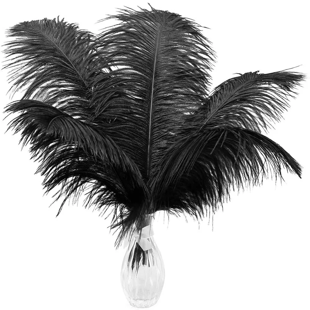 Ostrich Feather 10pcs 5-30CM For Clothing Sewing Wedding Party Home Decor