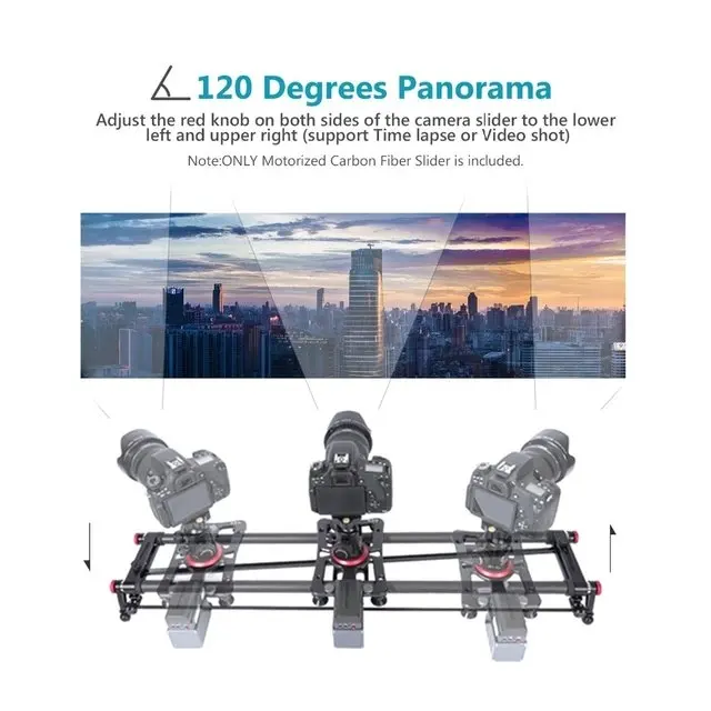 31.5 Inch 80CM Electric Camera Slider Track Dolly Rail APP Control Video Shot Follow Focus
