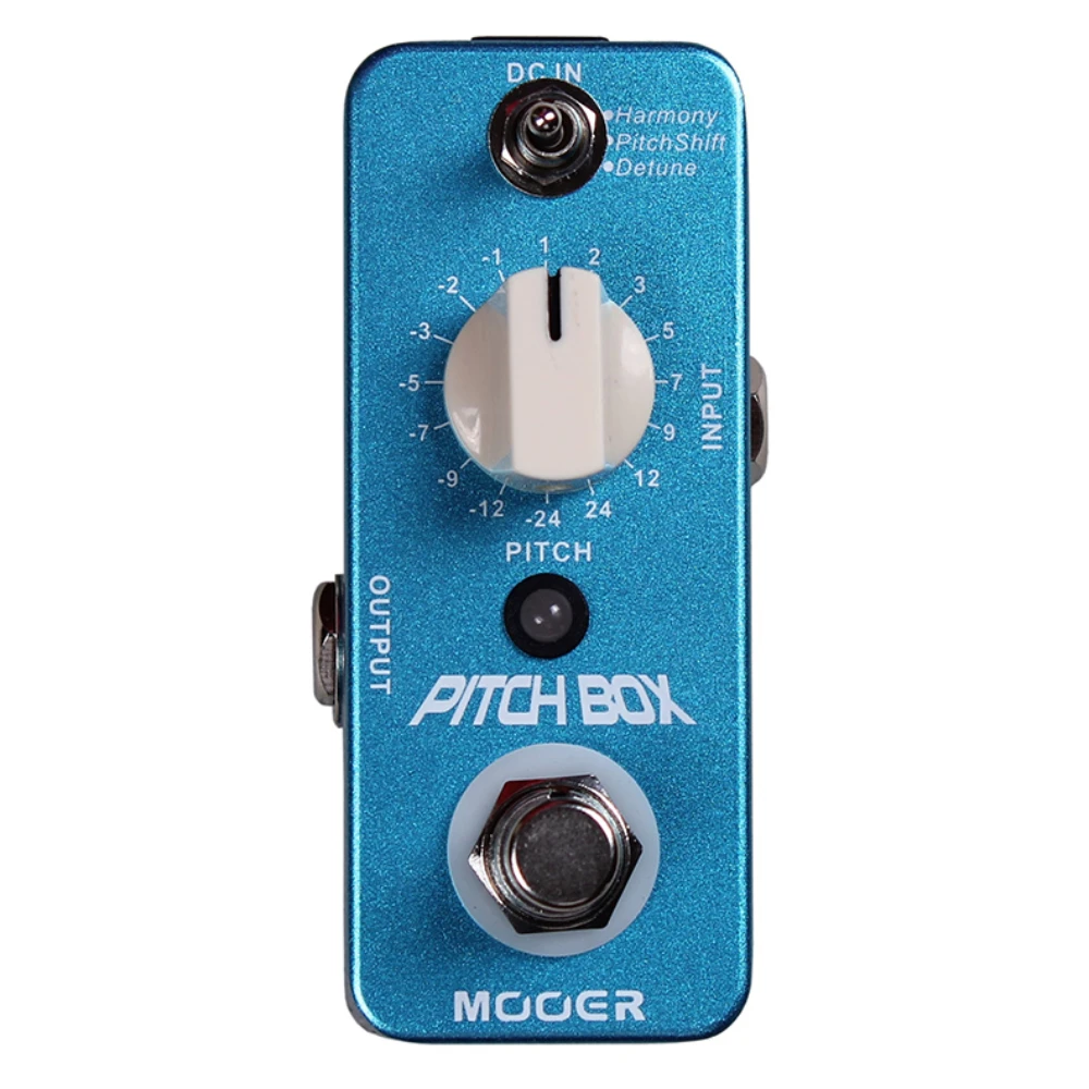 

MOOER Pitch Box Guitar Effect Pedal Transpose 3 Effects Modes Harmony Pitch Shift Detune Full Metal Shell Pedal True Bypass